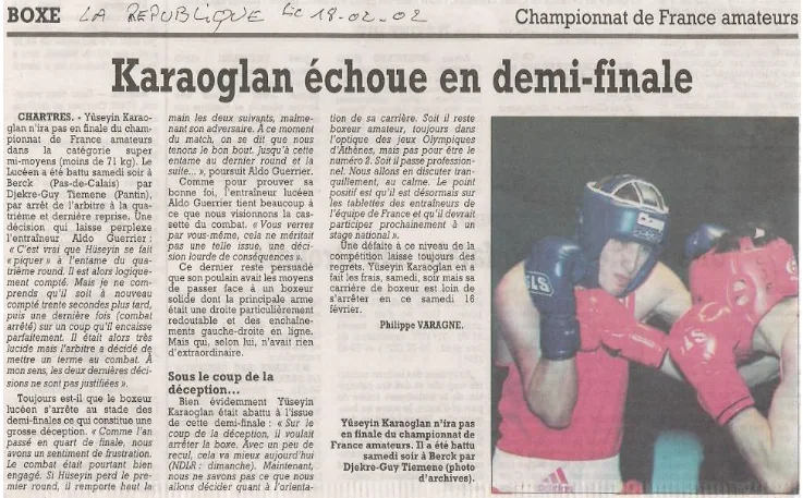 Coupure de presse&nbsp;: Karaoglan échoue en demi-finale